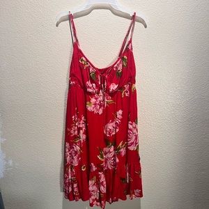 Brand New Womans Lulu’s Summer Red Dress Size Large